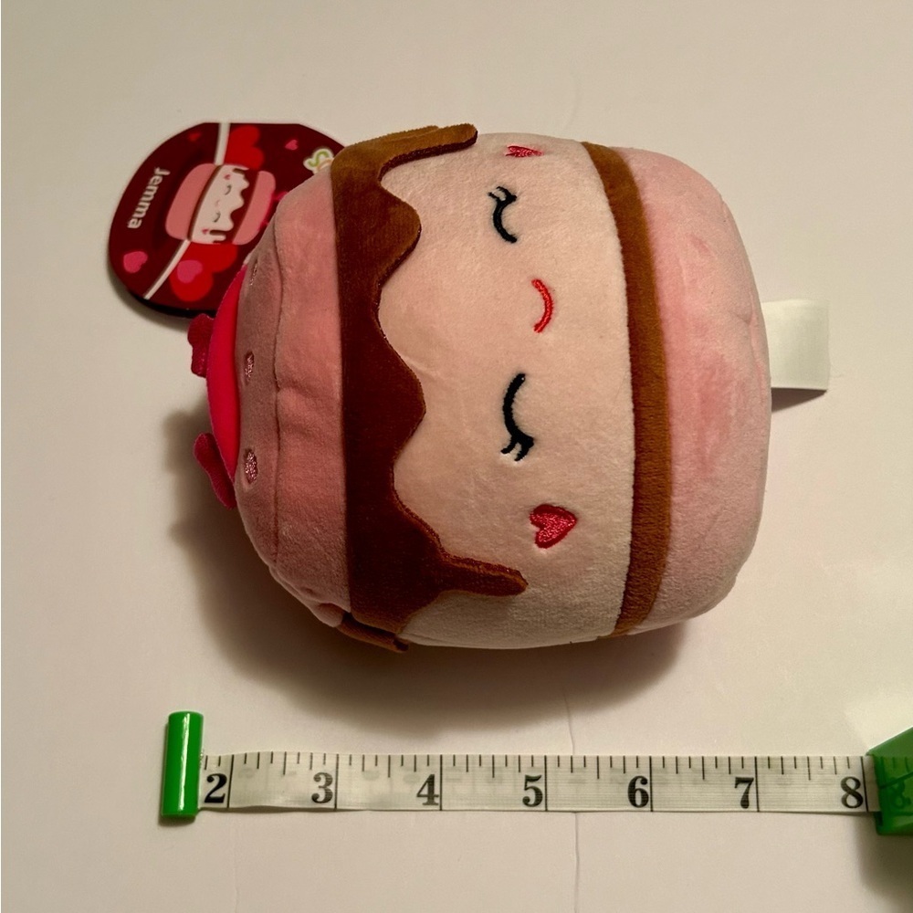 Squishmallows Jemma Pink S'mores Plush | 5" Mini | Hearts & Chocolate | NWT - Picture 7 of 7